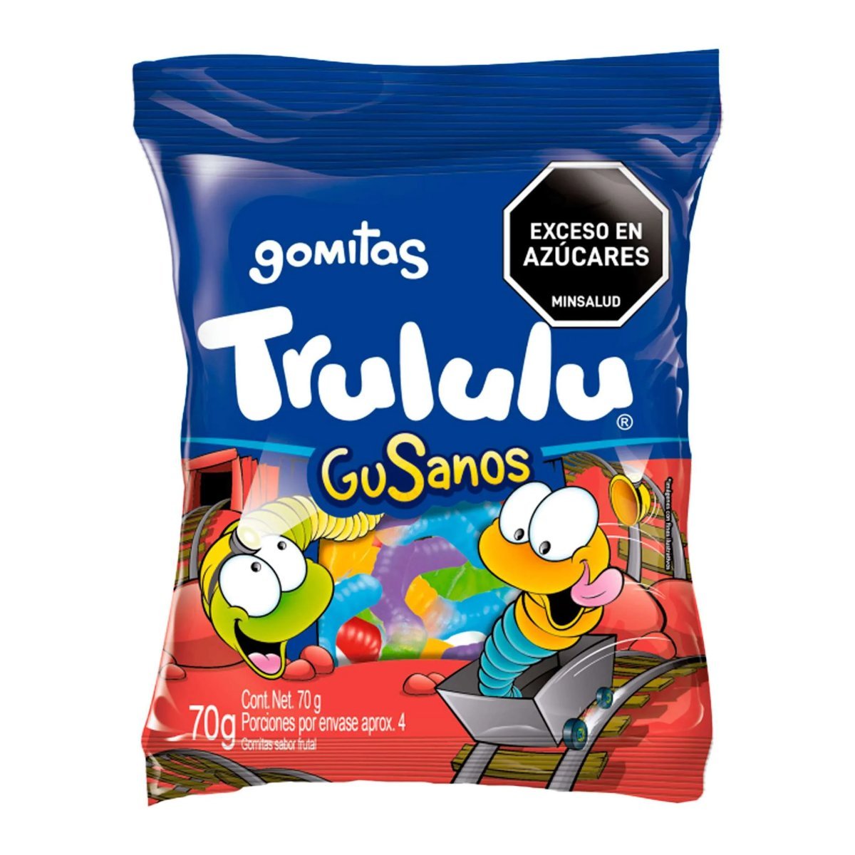 Gomitas Trululu Gusanos 100g