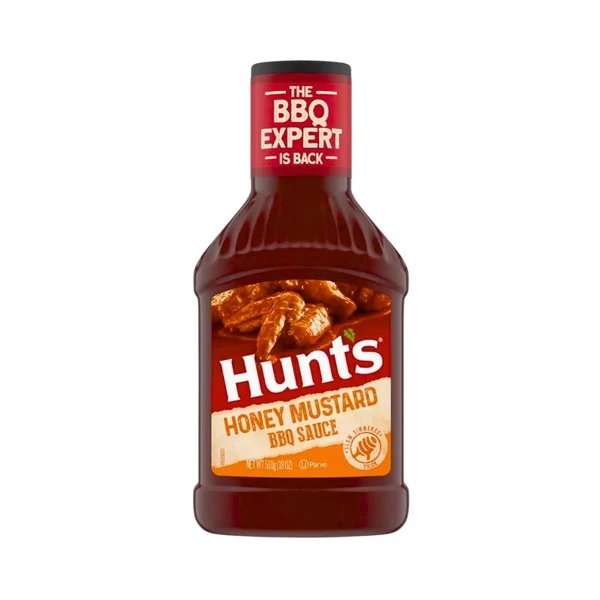 HUNTS HONEY MUSTARD BBQ / 18 OZ.