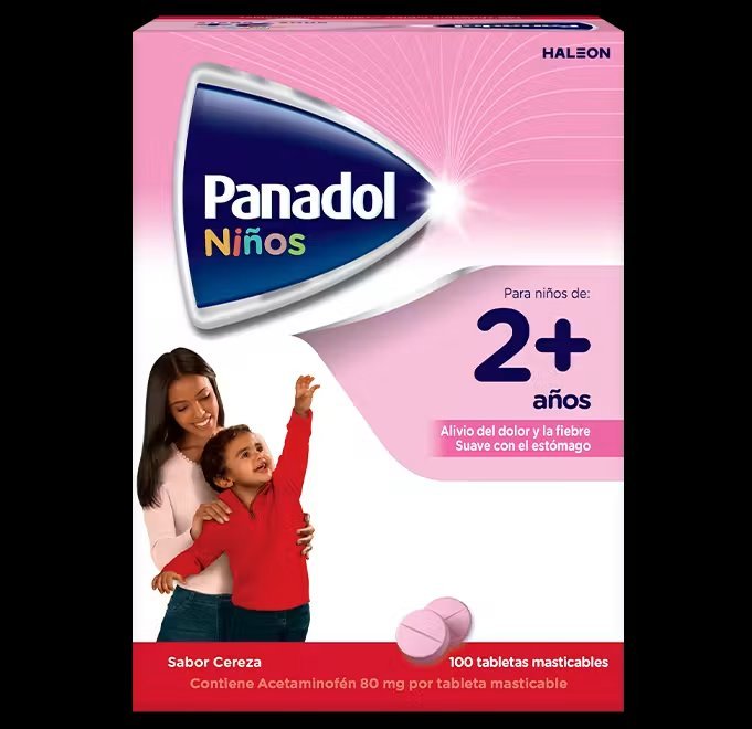 PANADOL TABLETAS MASTICABLE NIÑO
