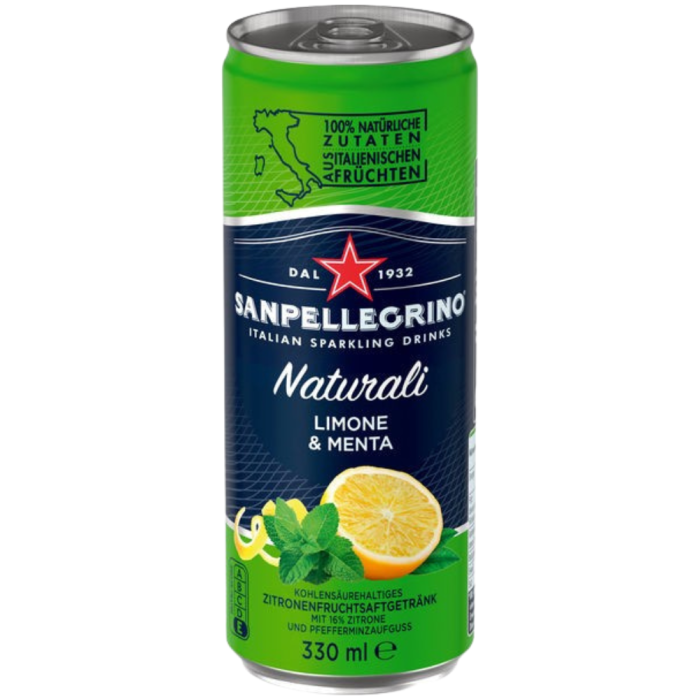 SAN PELLEGRINO LIMONE MENTA NATURALI 330ML