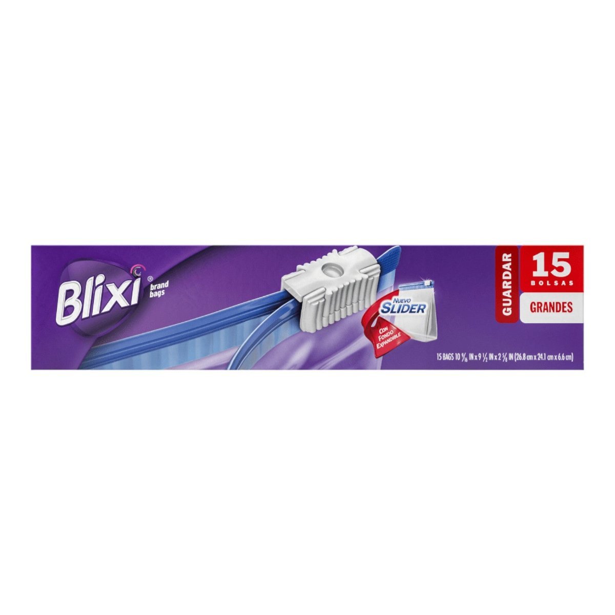 ZIPLOC BLIXI P/GUARDAR GRANDE 15