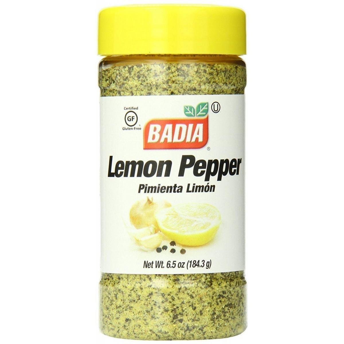 BADIA LEMON PEPPERS SEAS 6.5 OZ