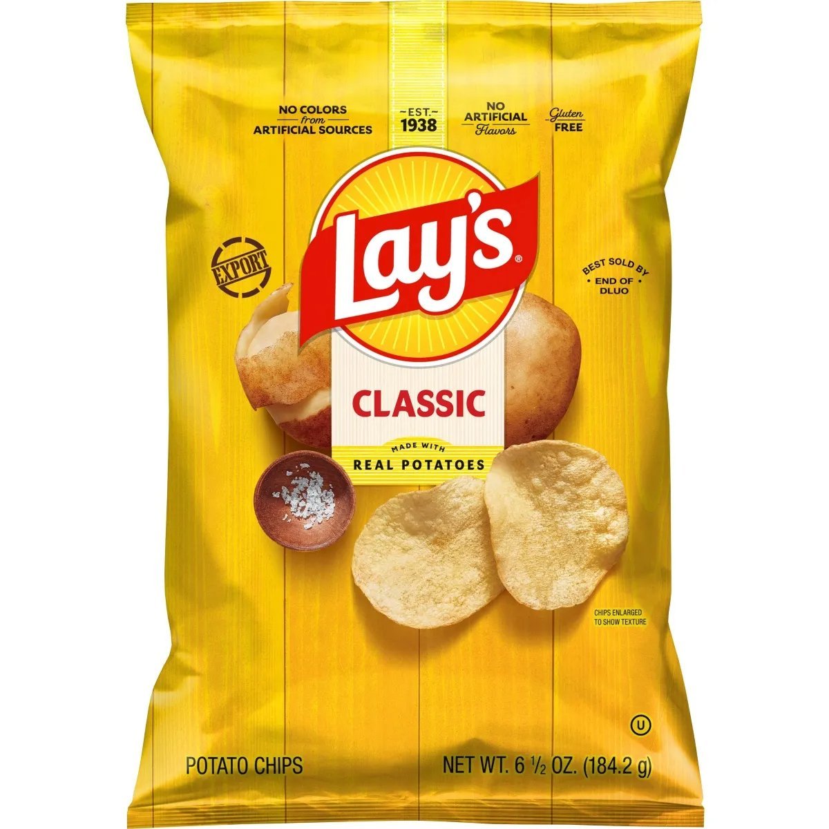 LAY´S POTATOES CLASSIC 6.5 OZ.