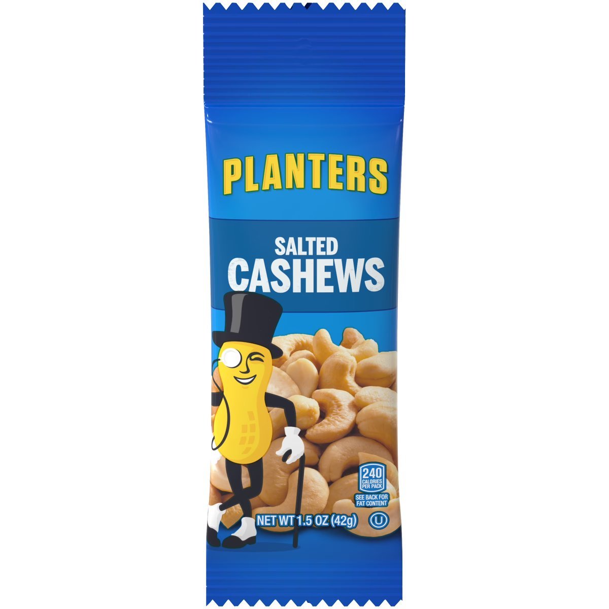 PLANTERS SALTED CASHEWS 1.5 OZ