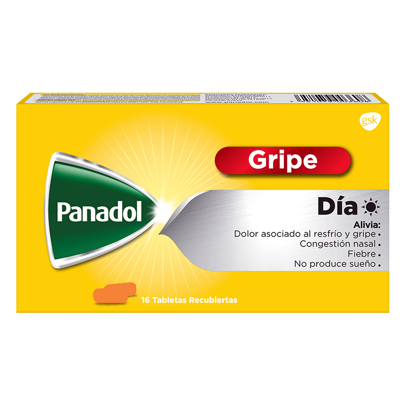 PANADOL DIA DE 16 UNIDADES