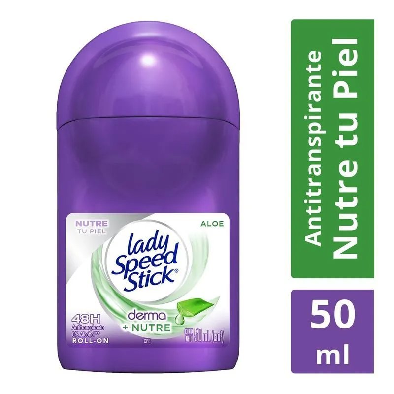 LADY SPEED STICK DERMA + ALOE ROLL-ON 50 ML