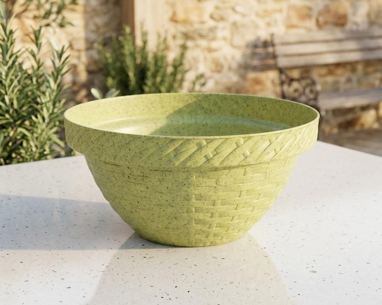 MACETA DE MESA VERDE D8.85