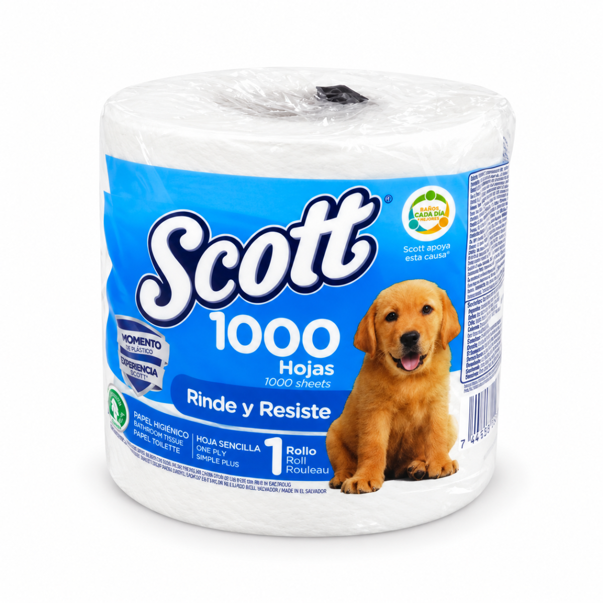 SCOTT PAPEL HIGIENICO MIL HOJAS X 1 - 1 UNID.