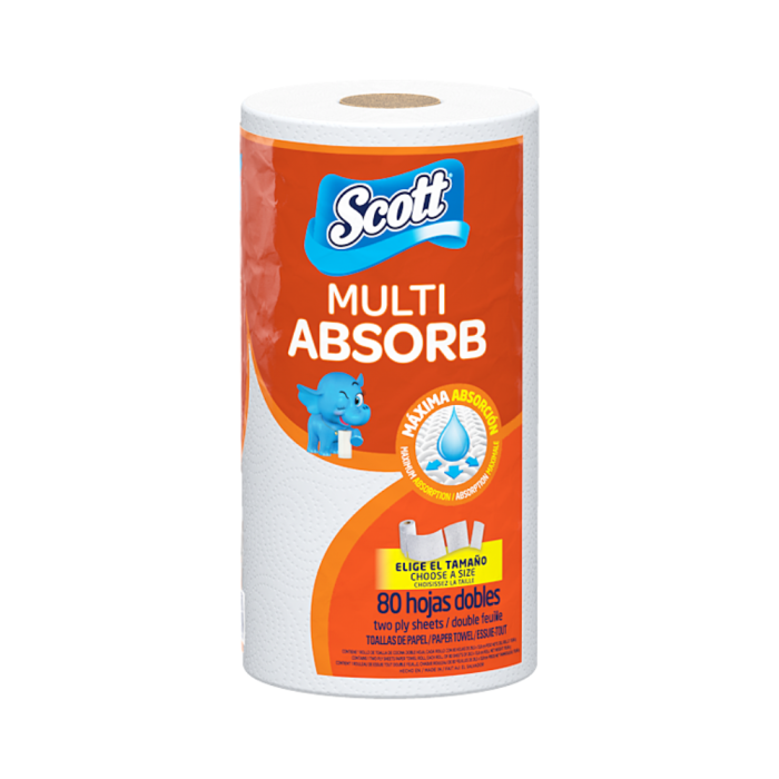SCOTT PAPEL TOALLA MULTI ABSORB X 1 -