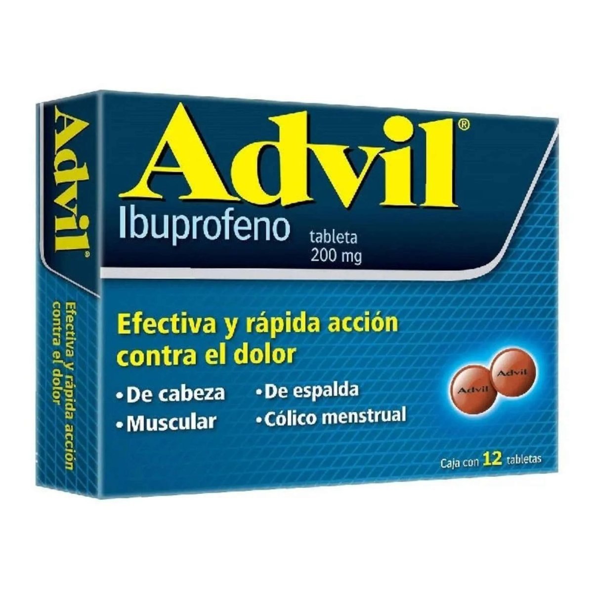 ADVIL IBUPROFENO DE 12 UNIDADES