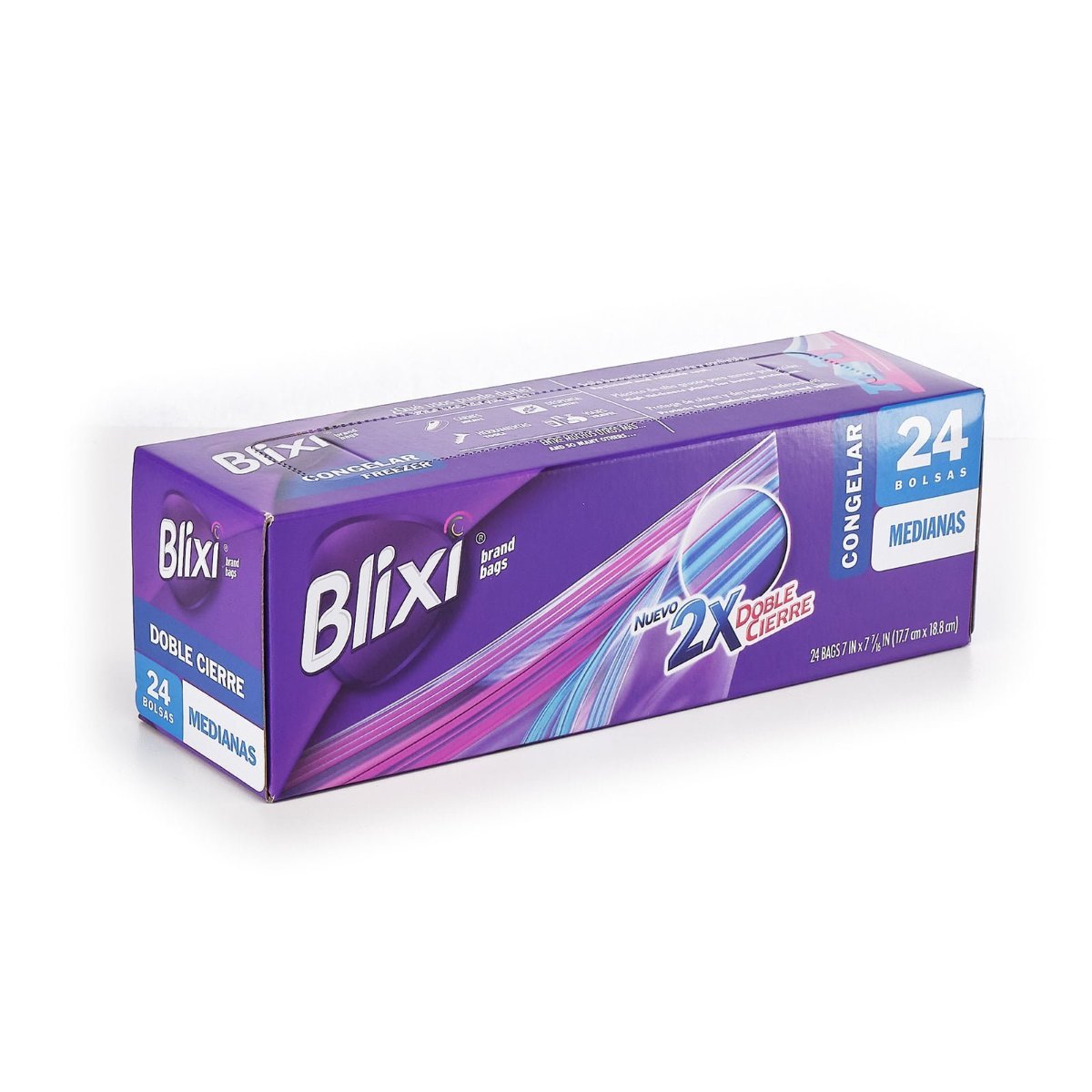 ZIPLOC BLIXI DOBLE CIERRE MEDIANA 24