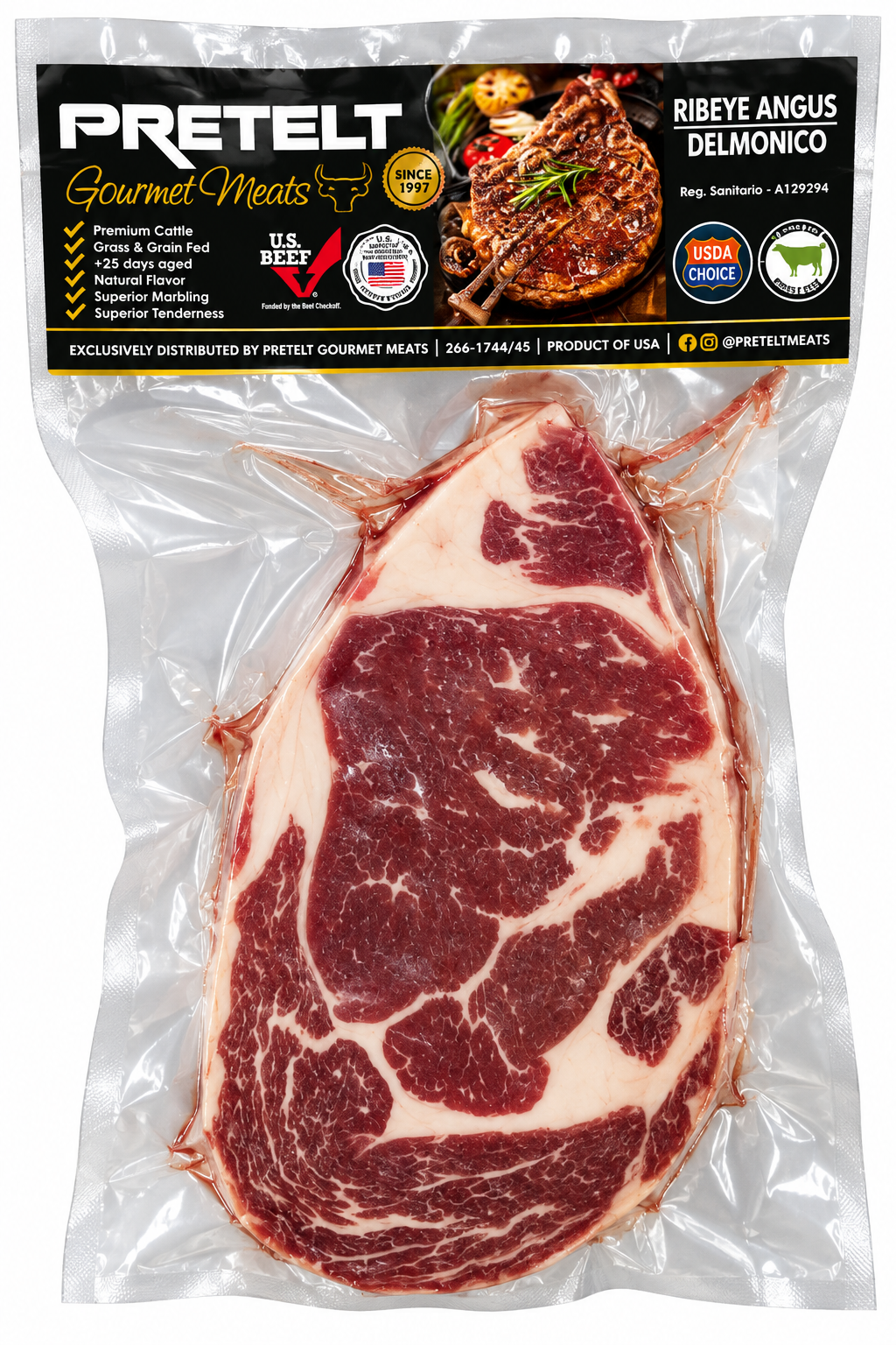 RIBEYE ANGUS STK 12 OZ