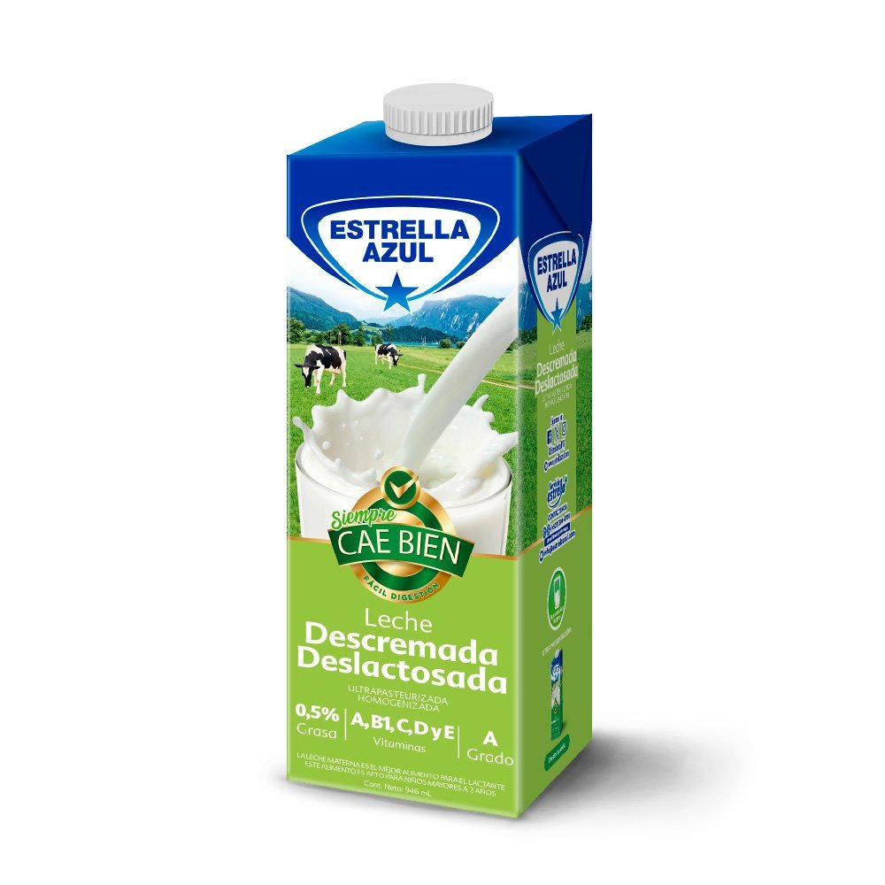 LECHE DESCREMADA DESLACTOSA 0.5%