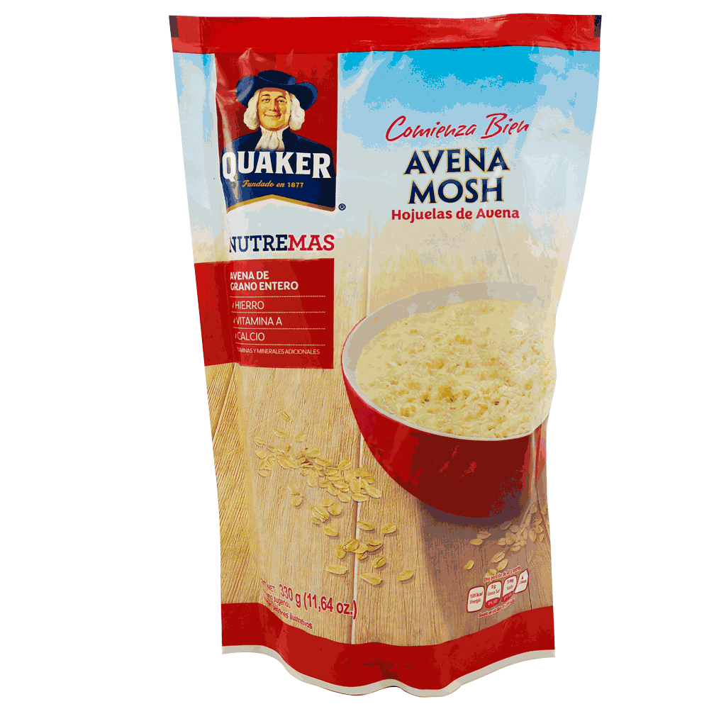 QUAKER HOJUELA DE AVENA 330 GRAMO