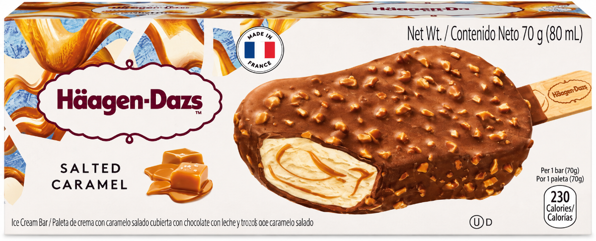 PALETA HAAGEN DAZS SALTED CARAMELO