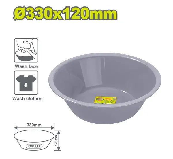 PLATON PLASTICO DE 330 X 120 MM GRIS