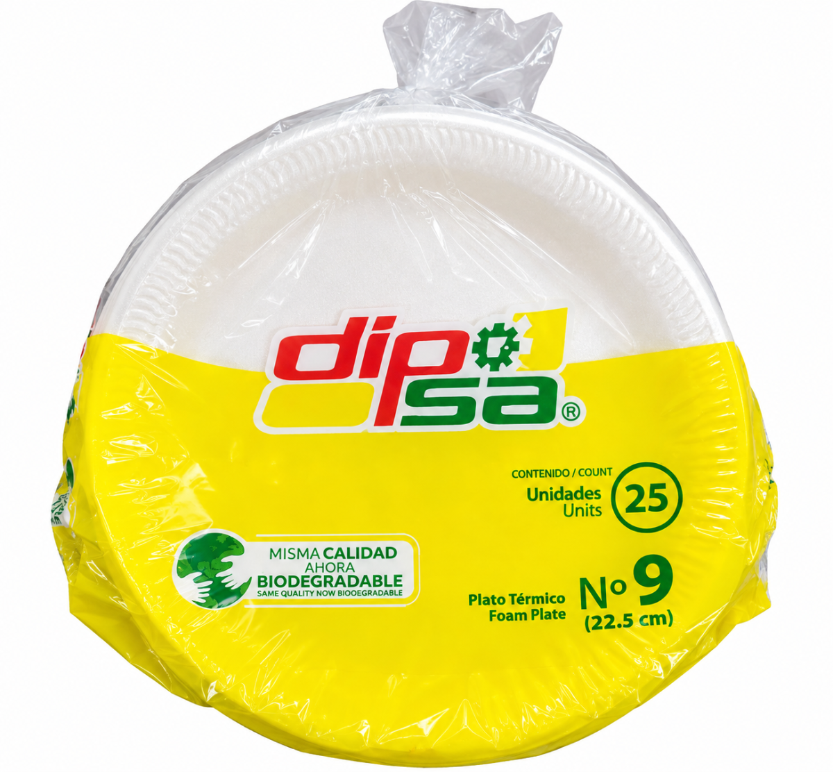 PLATO FOAM #9 SIN DIVISION 20X25 PAQ25