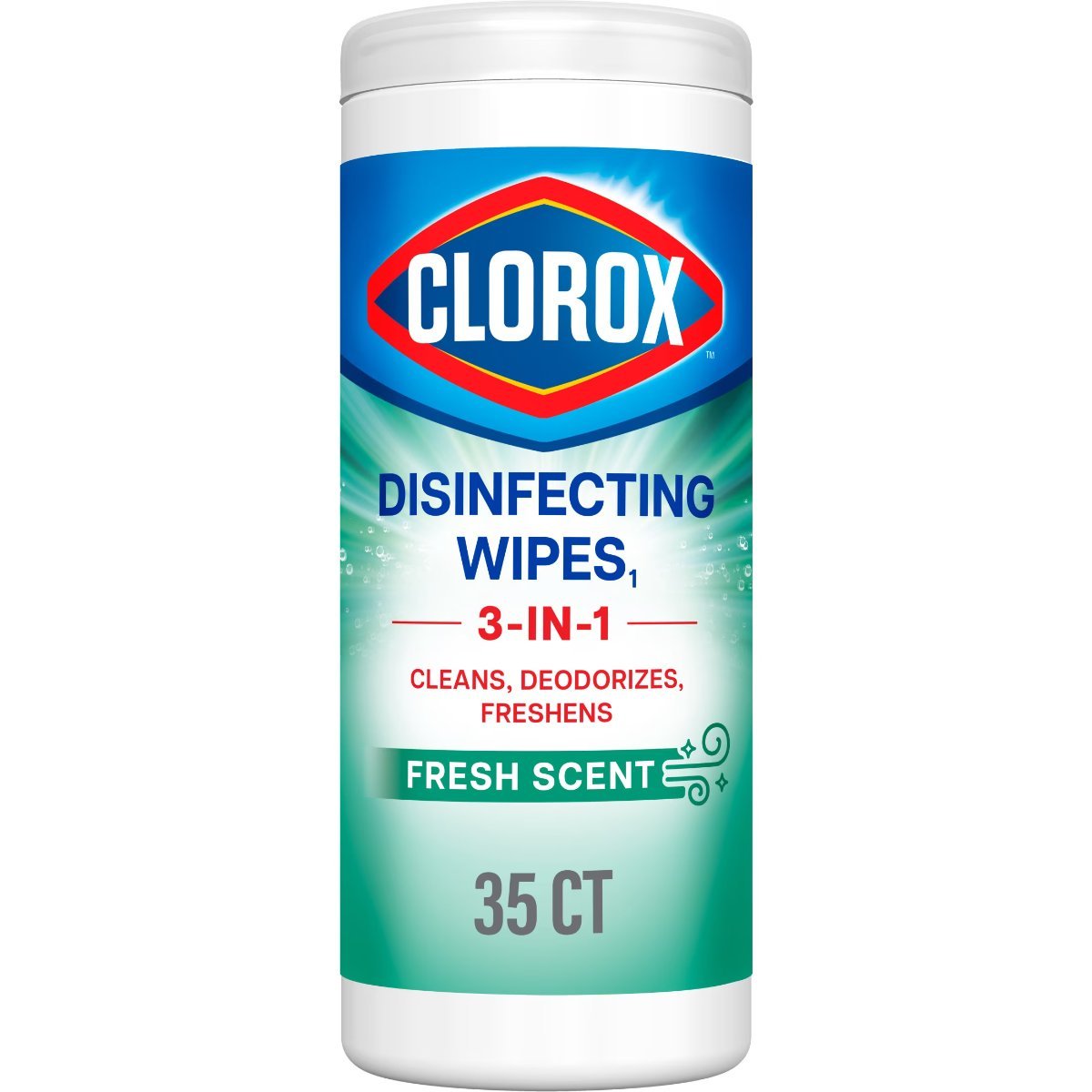 CLOROX WIPES FRESH SCENT 3en1