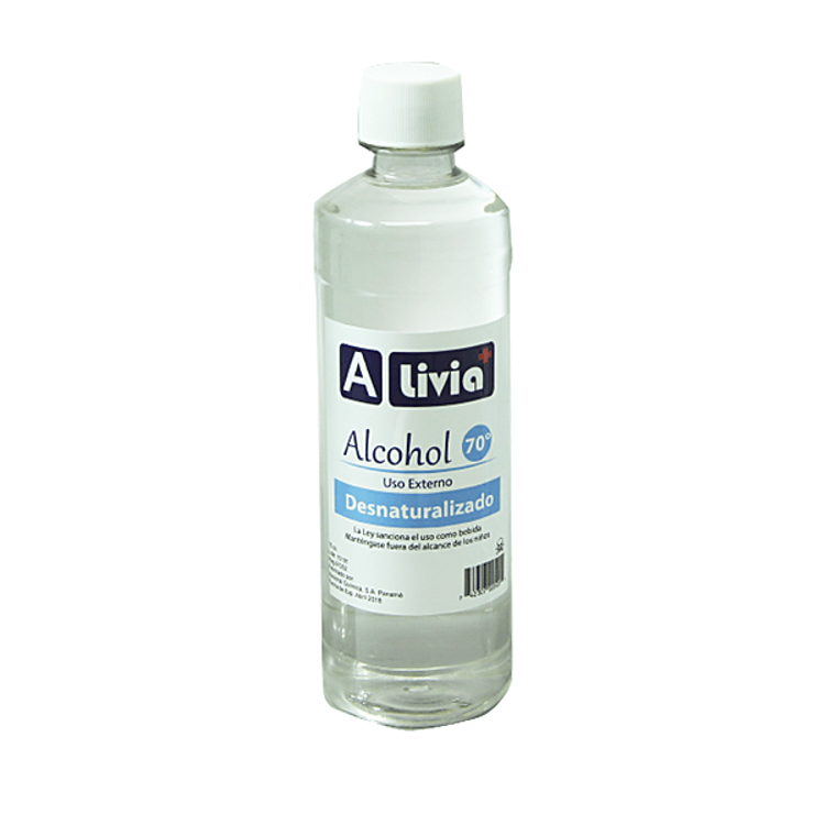 ALCOHOL ALIVIA 70° 16OZ